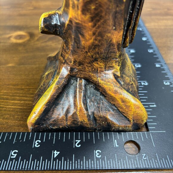 Vintage Pearlite Stone Owl Canadian Wildlife Home Decor - Picture 11 of 12